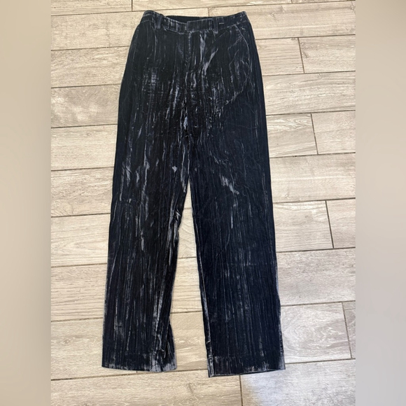 Cinq à Sept Collin’s Midnight Velvet Wide Leg Pants - Picture 9 of 11